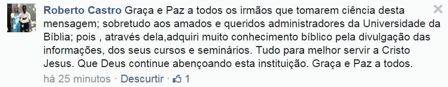 Depoimento Facebook 8
